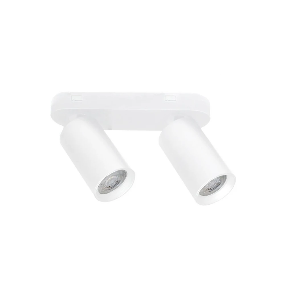 ΦΩΤΙΣΤΙΚΟ ME 2 ΣΠΟΤ 2xMR16/GU10 MAX50W ΑΛΟΥΜΙΝΙΟΥ ΛΕΥΚΟ UNIVERSE