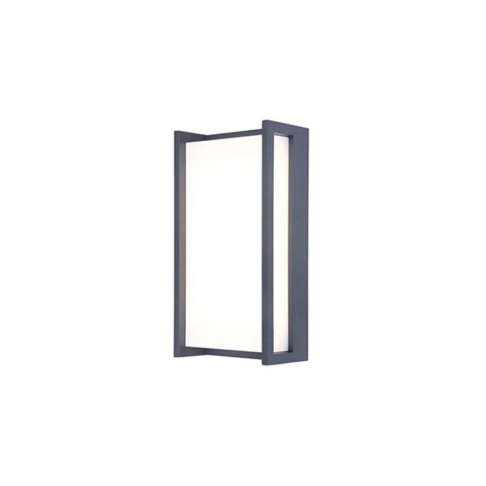 QUBO Wall Dark Grey 4000K (Cool White) Architectural Modern Diffuse Light - LUTEC