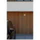 ZEBRA Wall Dark Grey  Architectural Modern Diffuse Light LUTEC