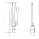 ΦΩΤΙΣΤΙΚΟ ΔΡΟΜΟΥ LED SMD DOB 100W 6500K 180-265V 10000lm 70°x140 IP66 ΑΝΘΡΑΚΙ UNIVERSE