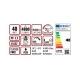 MODULAR ΓΡΑΜΜΙΚΟ ΦΩΤΙΣΤΙΚΟ LED 1200x6.1x5.0 40W 3CCT (3000/4000/6500 K) 4800lm AC170-265V AΛΟΥΜΙΝΙΟΥ ΛΕΥΚΟ UNIVERSE