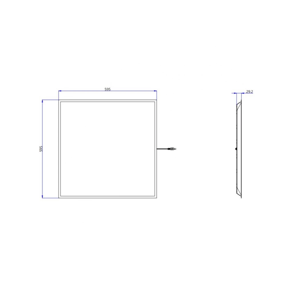 ΦΩΤΙΣΤΙΚΟ PANEL LED 60x60 40W 3CCT (3000/4000/6500K) 4800lm 120° AC220-240V SELVE DRIVER EAGLERISE ΑΛΟΥΜΙΝΙΟΥ ΛΕΥΚΟ PROFESSIONAL