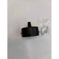 ΡΟΖΕΤΑ ΑΛΟΥΜΙΝΙΟΥ Φ60x27mm ΓΙΑ MODULAR ΓΡΑΜΜΙΚΟ ΦΩΤΙΣΤΙΚΟ LED ΜΑΥΡΟ UNIVERSE