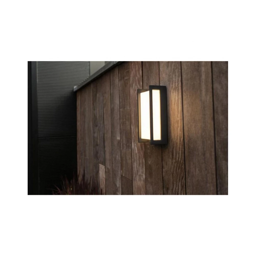 QUBO Wall Dark Grey 4000K (Cool White) Architectural Modern Diffuse Light - LUTEC