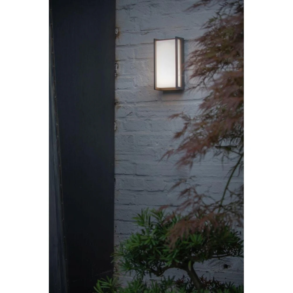 QUBO Wall Dark Grey 4000K (Cool White) Architectural Modern Diffuse Light - LUTEC