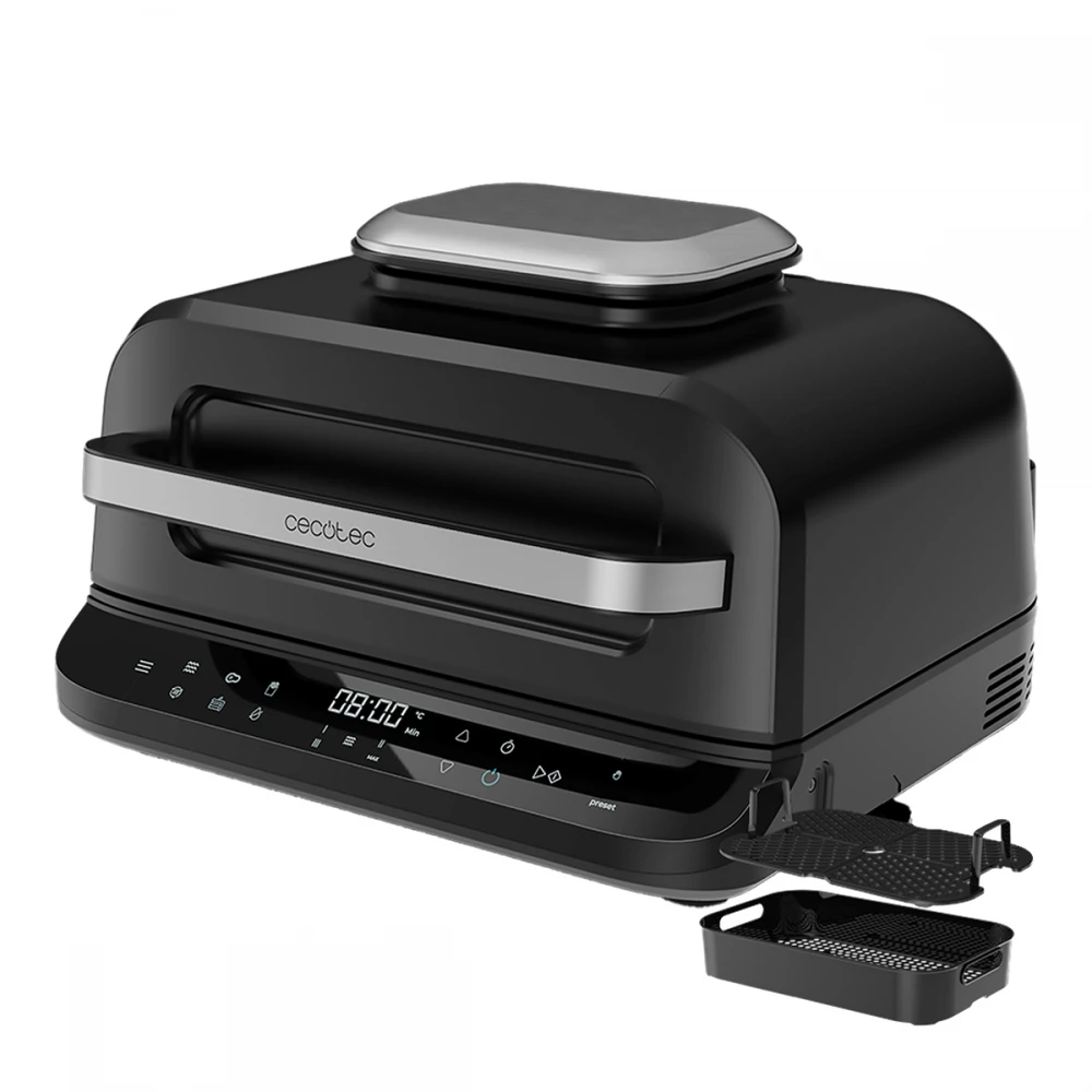 Cecofry FireDome 6000 CEC-04951 - Ψηφιακή Φριτέζα Αέρος (Air Fryer) με Αποσπώμενο Κάδο 6 Lt Μαύρη