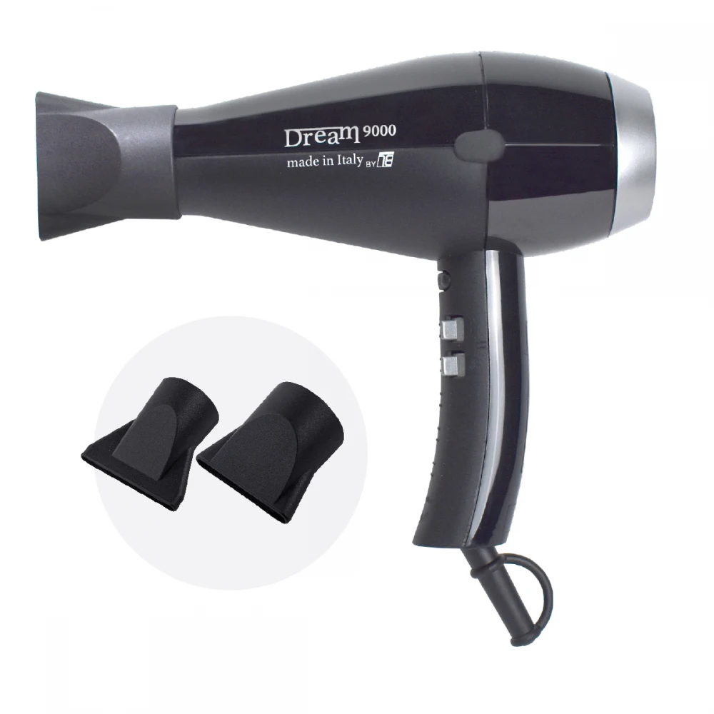 Dream 9000 Anthracite 9000 Line - Επαγγελματικό Πιστολάκι Μαλλιών Με 2 Στόμια & Φυσούνα 2650 W