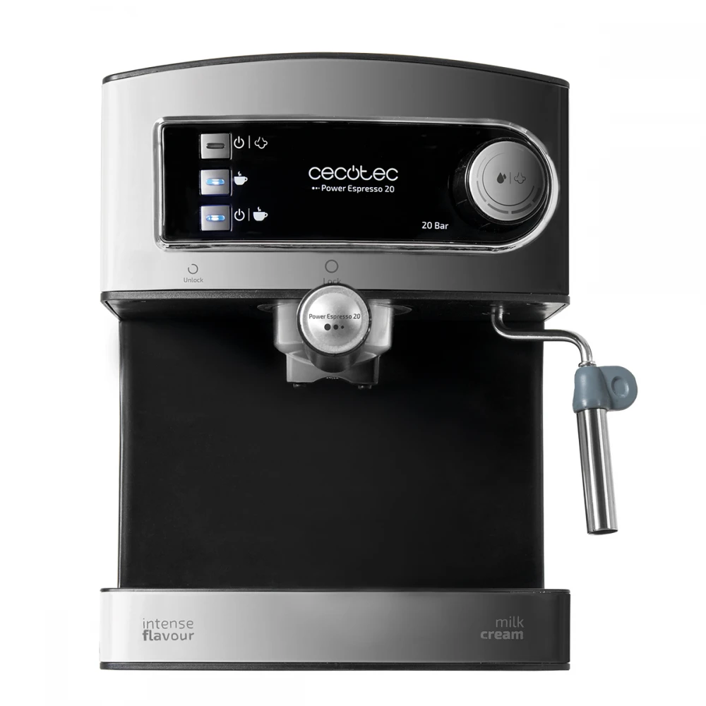 Power Espresso 20 CEC-01503 - Μηχανή Espresso 850 W Πίεσης 20 Bar Ασημί