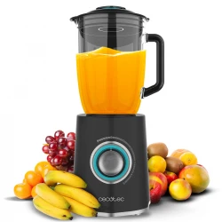 Power Black Titanium 2000MAX Midnight CEC-04383 - Μπλέντερ για Smoothies με Γυάλινη Κανάτα 1.5 Lt 2000 W Μαύρο
