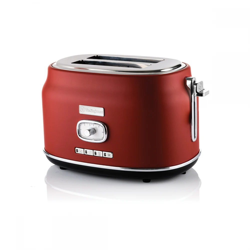 WKTTB857RD - Φρυγανιέρα 2 Θέσεων 815 W Κόκκινη Retro Series