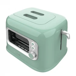 Retro Vision Green CEC-08040 - Retro Φρυγανιέρα 2 Θέσεων 700W