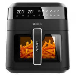 Cecofry Experience Window 6000 04340 - Ψηφιακή Φριτέζα Αέρος (Air Fryer) Με Αποσπώμενο Κάδο 6 Lt Μαύρη
