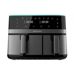 Cecofry DuoSize 9000 04954 - Ψηφιακή Φριτέζα Αέρος (Air Fryer) με Διπλό Αποσπώμενο Κάδο 9 Lt Γκρι