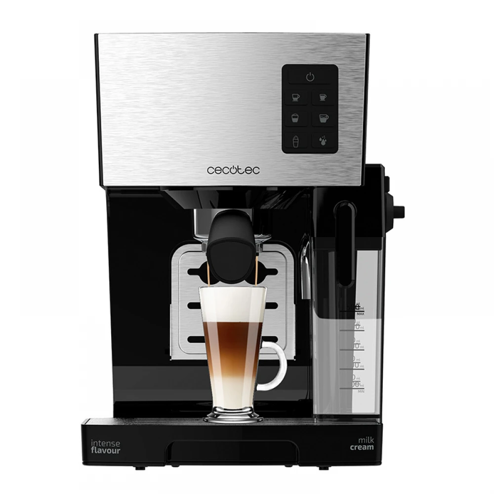 Power Instant-ccino 20 01506 - Μηχανή Espresso 1450W Πίεσης 20 Bar Ασημί