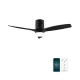 ENERGYSILENCE AERO 5600 AQUA BLACK&BLACK CONNECTED 08524 - Ανεμιστήρας Οροφής Wi-Fi IP44 με Τηλ/ριο 40W