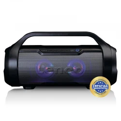 SPR-070BK - Αδιάβροχο Ηχείο 24 W Με Bluetooth, Ραδιόφωνο & Διάρκεια Μπαταρίας Έως 15 Ώρες Μαύρο