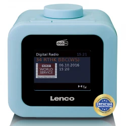CR-620 BLUE - Ψηφιακό Ρολόι Επιτραπέζιο Με Ξυπνητήρι & Ραδιόφωνο Dab+ Μπλε