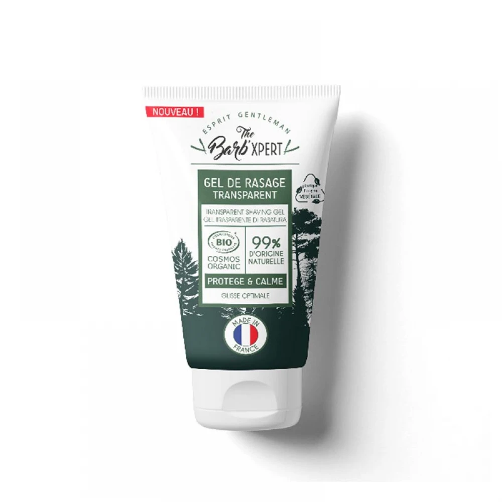 SHAVING GEL COSMOS BIO 6024 - Διαφανές Gel Ξυρίσματος 125g