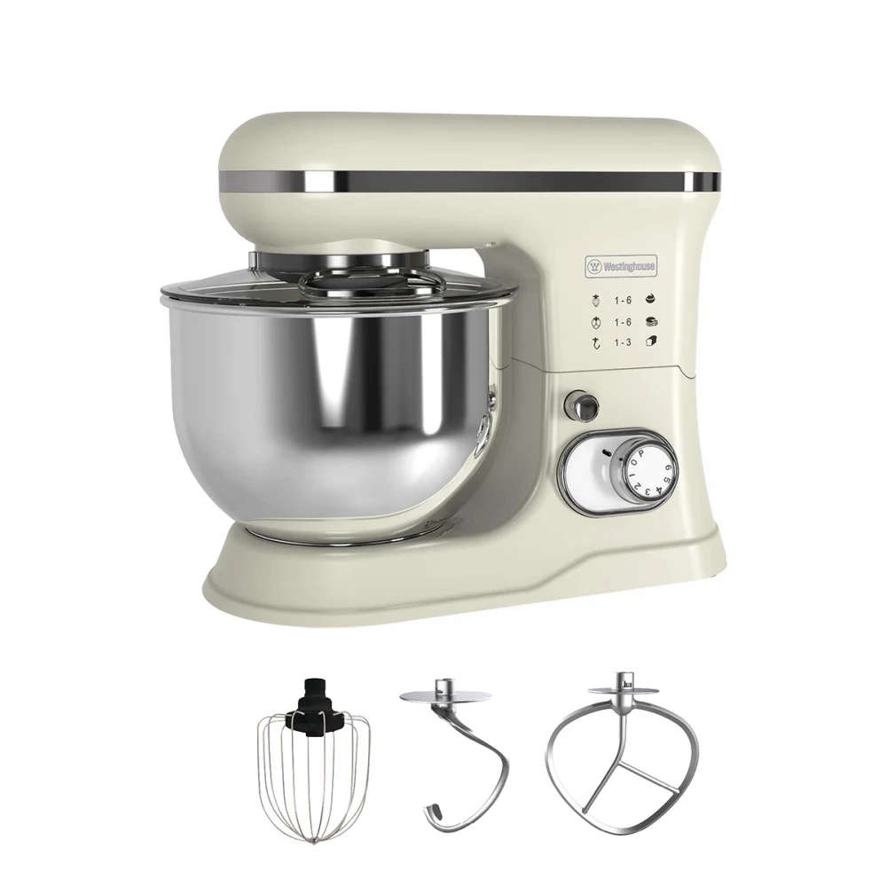 WKSMXR498WH - Κουζινομηχανή με Ανοξείδωτο Κάδο 5 Lt 1200 W