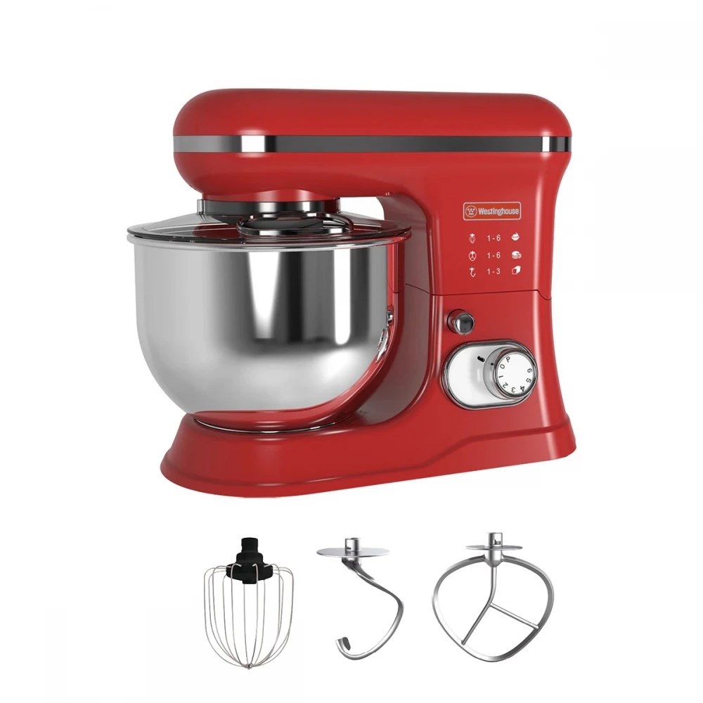 WKSMXR498RD - Κουζινομηχανή με Ανοξείδωτο Κάδο 5 Lt 1200 W