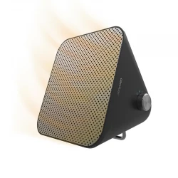 READYWARM 1500 MAX CERAMIC DESIGN BLACK 08286 - Αερόθερμο Δαπέδου 1500W Κεραμικό