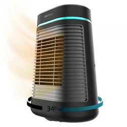 READYWARM 1550 MAX CERAMIC ROTATE SMART BLACK 08291 - Κεραμικό Αερόθερμο Δαπέδου 1500W