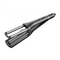 SALON WAVES SILK - Επαγγελματικό Διπλό Ψαλίδι Μαλλιών 17-25 mm για μπούκλες με Πλάκες Τιτανίου 220°C