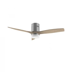 ENERGYSILENCE AERO 5600 CLASSIC STEEL 107149 - Ανεμιστήρας Οροφής 2 Σε 1 40 W DC | 132 cm