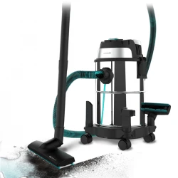 CONGA ROCKSTAR WET & DRY STEEL 08113 - Ηλεκτρική Σκούπα Υγρών & Στερεών 1200 W |16 Lt