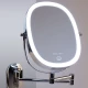 DUAL SIDE 7x WALL MIRROR - ΚΑΘΡΕΠΤΗΣ ΕΠΙΤΟΙΧΙΟΣ ΔΥΟ ΟΨΕΩΝ ΜΕ ΦΩΣ 230x180 mm