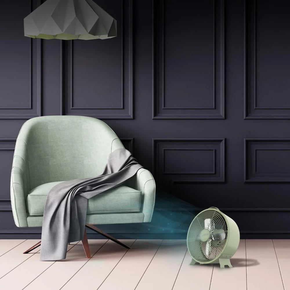 EnergySilence 400 Retro Desk Green CEC-08212 - Επιτραπέζιος Ανεμιστήρας 25 W | 20cm