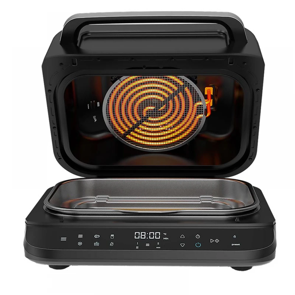 Cecofry FireDome 6000 CEC-04951 - Ψηφιακή Φριτέζα Αέρος (Air Fryer) με Αποσπώμενο Κάδο 6 Lt Μαύρη