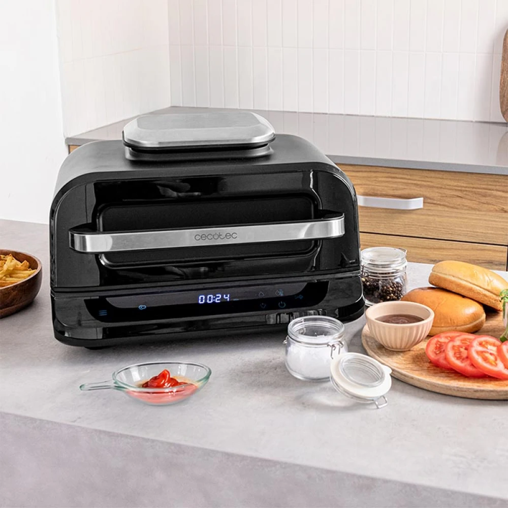 Cecofry FireDome 6000 CEC-04951 - Ψηφιακή Φριτέζα Αέρος (Air Fryer) με Αποσπώμενο Κάδο 6 Lt Μαύρη