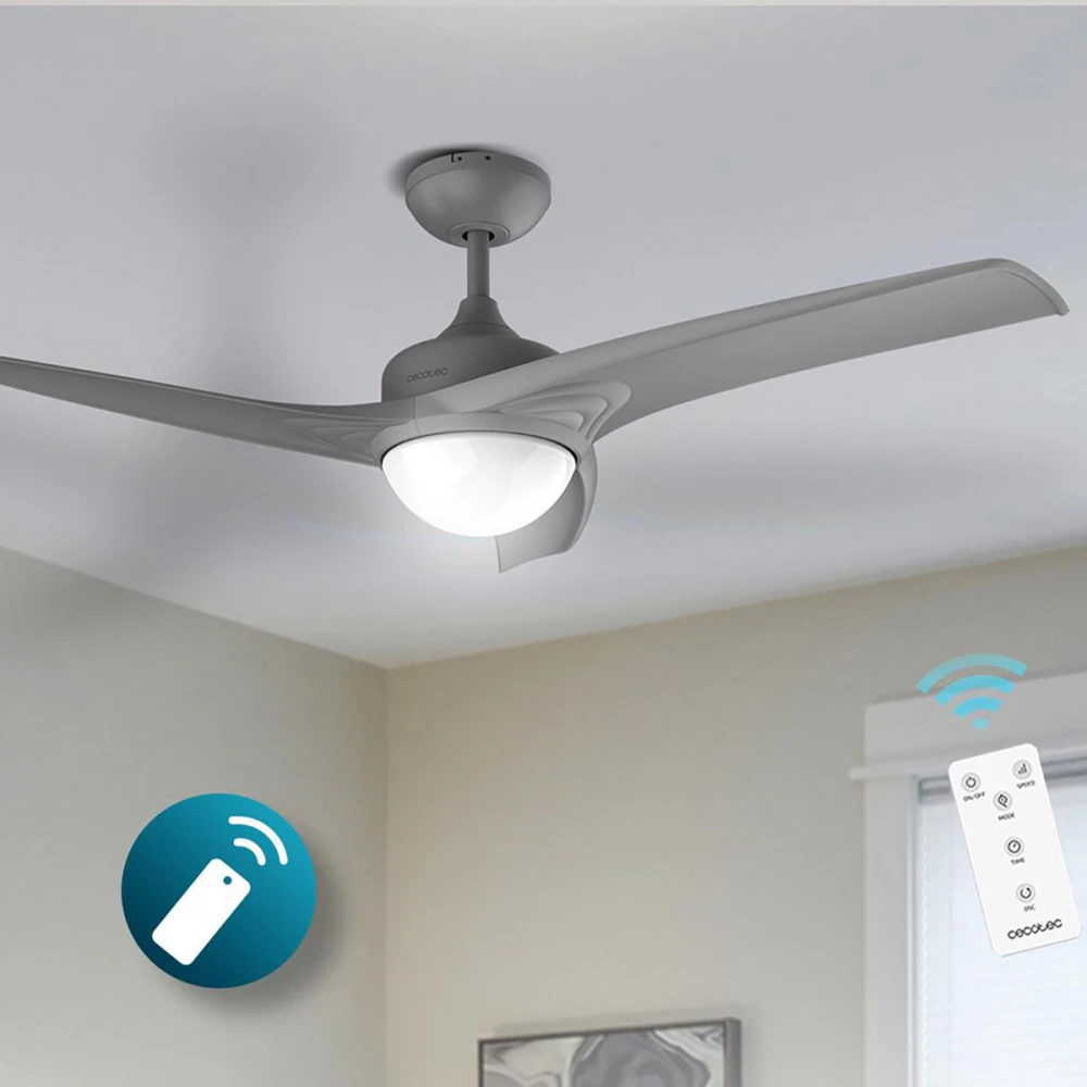 Energy Silence Aero 560 CEC-05947 - Ανεμιστήρας Οροφής 2 σε 1 με Φως, Διπλής Κατεύθυνσης με Τηλεχειριστήριο 60W | 132 cm