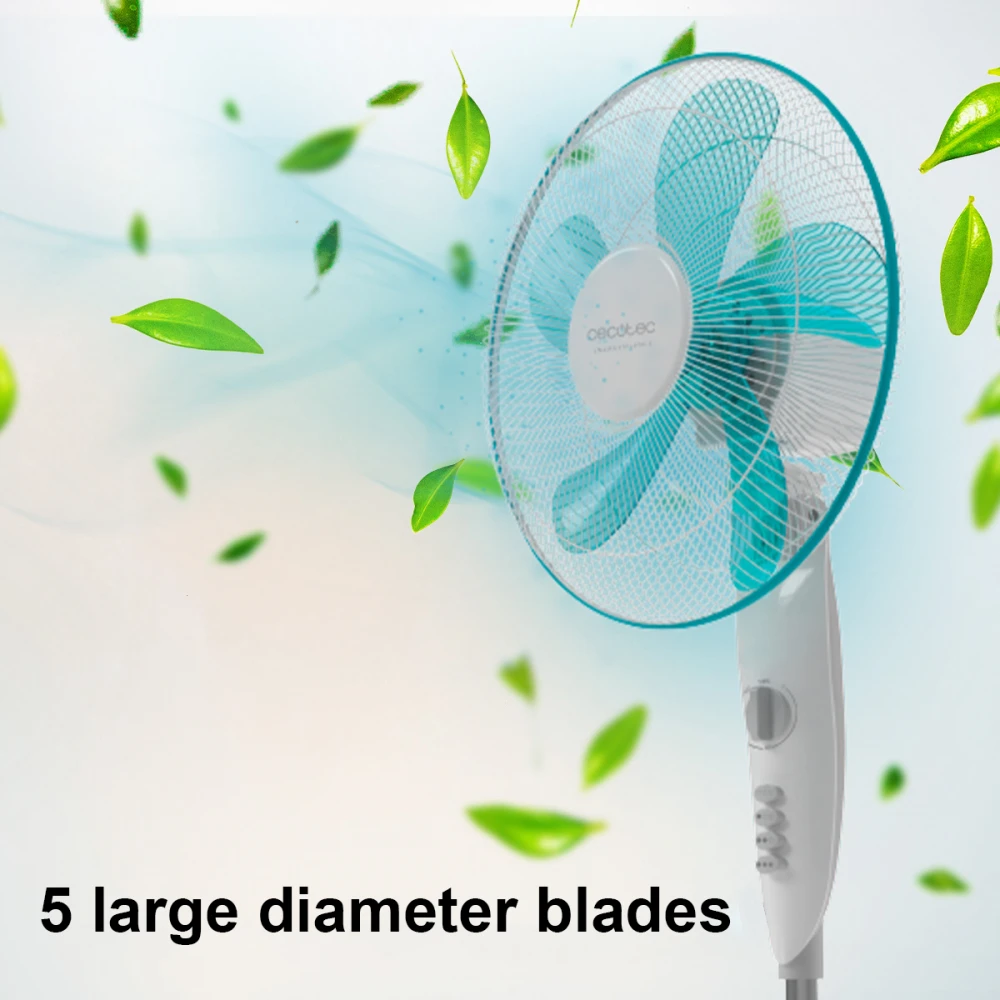 EnergySilence 520 Power White CEC-05902 - Ανεμιστήρας Ορθοστάτης 50 W & Διάμετρο 40cm