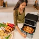 Cecofry Supreme 8000 CEC-04984 - Ψηφιακή Φριτέζα Αέρος (Air Fryer) Με Αποσπώμενο Κάδο 8 Lt Ασημί