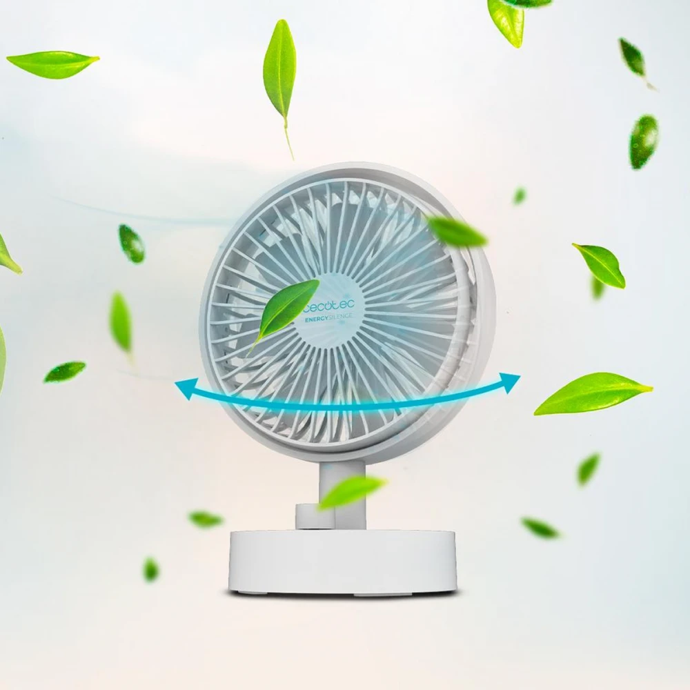 EnergySilence 2000 Portable Desk CEC-08354 - Επαναφορτιζόμενος Ανεμιστήρας Επιτραπέζιος 15 cm