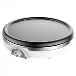 Fun Crepestone XL Inox CEC-08019 - XL Κρεπιέρα 38 Cm Λευκή 1350 W