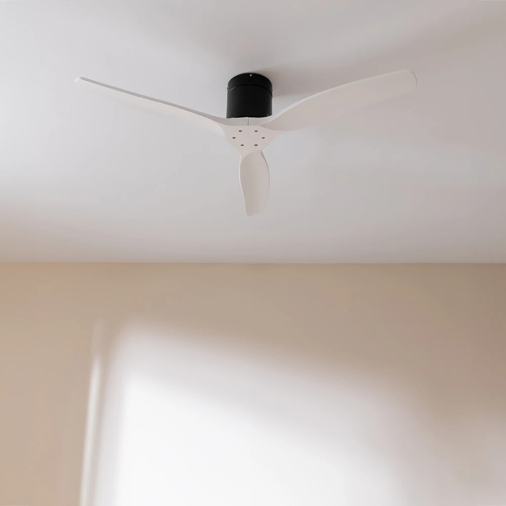 Energy Silence Aero 5500 Aqua Black & White Connected CEC-08514 - Ανεμιστήρας Οροφής Διπλής Κατεύθυνσης Με Τηλεχειριστήριο 40W