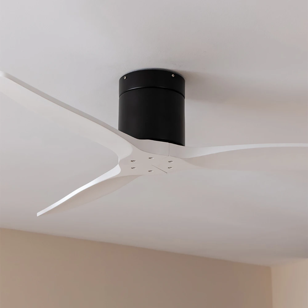 Energy Silence Aero 5500 Aqua Black & White Connected CEC-08514 - Ανεμιστήρας Οροφής Διπλής Κατεύθυνσης Με Τηλεχειριστήριο 40W