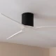 Energy Silence Aero 5500 Aqua Black & White Connected CEC-08514 - Ανεμιστήρας Οροφής Διπλής Κατεύθυνσης Με Τηλεχειριστήριο 40W