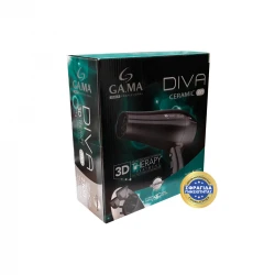 DIVA CERAMIC 3D - Επαγγελματικό Πιστολάκι Μαλλιών Με Φυσούνα 2300 W