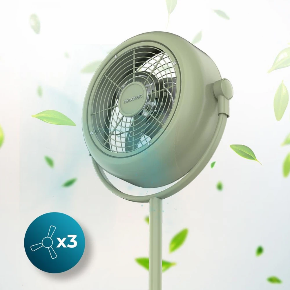 EnergySilence 250 Classic Style CEC-08206 - Ανεμιστήρας Ορθοστάτης με Ρετρό Σχεδιασμό 25W | 25cm