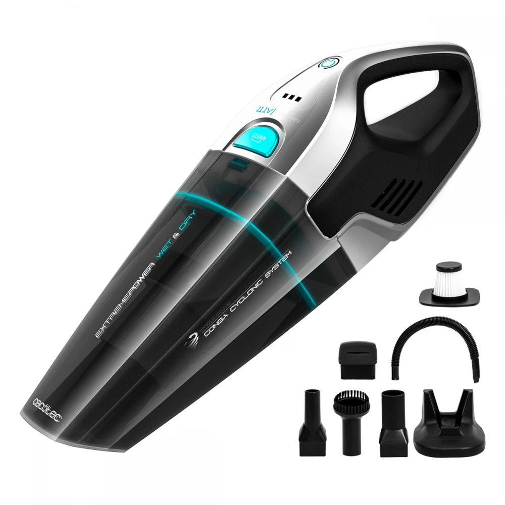 Conga Immortal ExtremeSuction CEC-05444 - Επαναφορτιζόμενο Σκουπάκι Χειρός Υγρών & Στερεών 11.1V