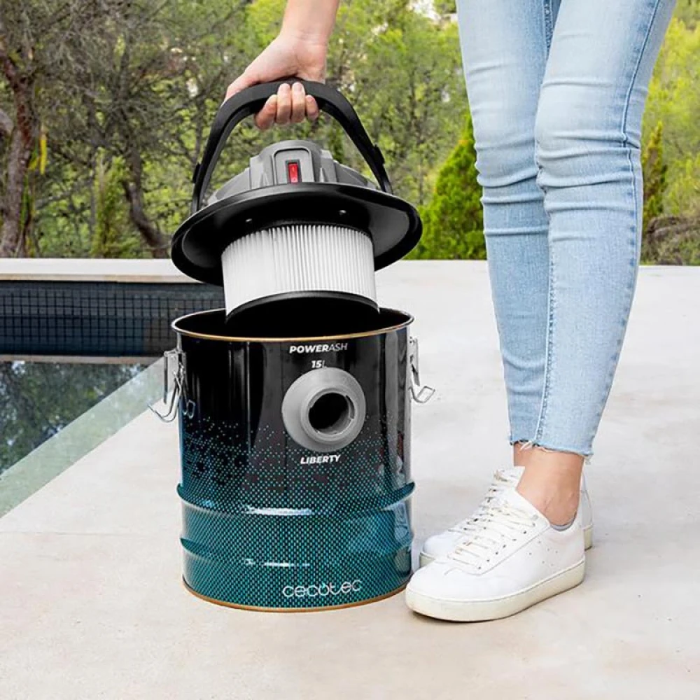 Conga Ash 7000 Liberty CEC-08599 - Σκούπα Στάχτης 1200W με Κάδο 15 Lt