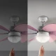 EnergySilence Aero 3600 Vision Purple CEC-05964 - Ανεμιστήρας Οροφής 2 σε 1 με Φως, Διπλής Κατεύθυνσης 50W | 92cm