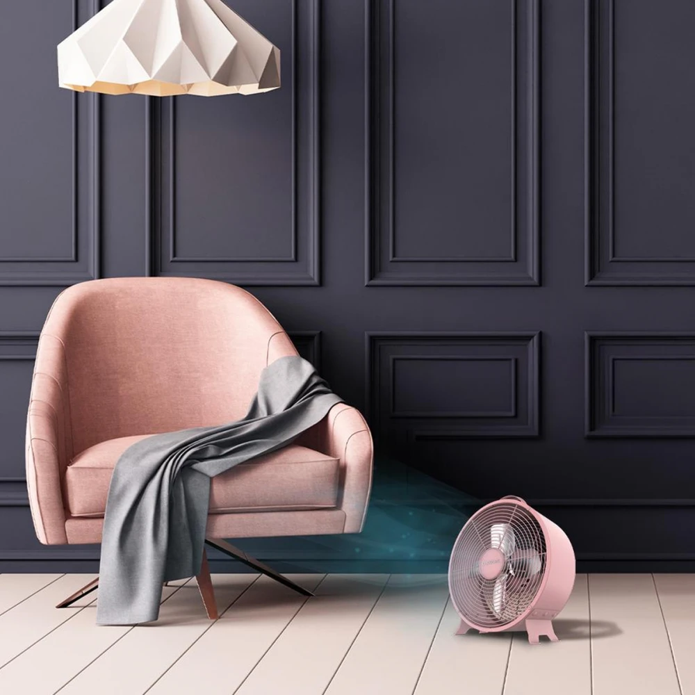 EnergySilence 400 Retro Desk Pink CEC-08210 - Επιτραπέζιος Ανεμιστήρας 25 W | 20cm