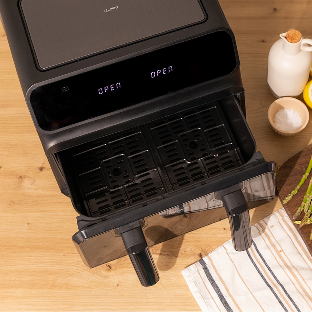 Cecofry Advance 9000 Window CEC-04986 - Ψηφιακή Φριτέζα Αέρος (Air Fryer) Με Αποσπώμενο Κάδο 9 Lt Μαύρη