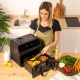 Cecofry Advance 9000 Window CEC-04986 - Ψηφιακή Φριτέζα Αέρος (Air Fryer) Με Αποσπώμενο Κάδο 9 Lt Μαύρη