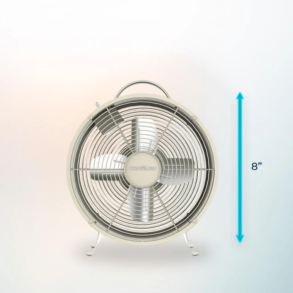 EnergySilence 400 Retro Desk Beige CEC-08211 - Επιτραπέζιος Ανεμιστήρας 25 W | 20cm